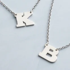 Initially Yours Monogram Letter Necklace