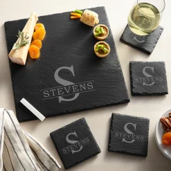 Initially Yours Slate Entertaining 5pc Set