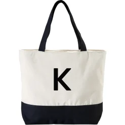 Initially Yours Zippered Tote