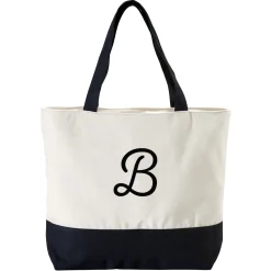 Initially Yours Zippered Tote