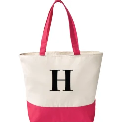 Initially Yours Zippered Tote