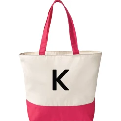 Initially Yours Zippered Tote