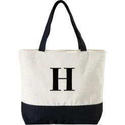 Initially Yours Zippered Tote