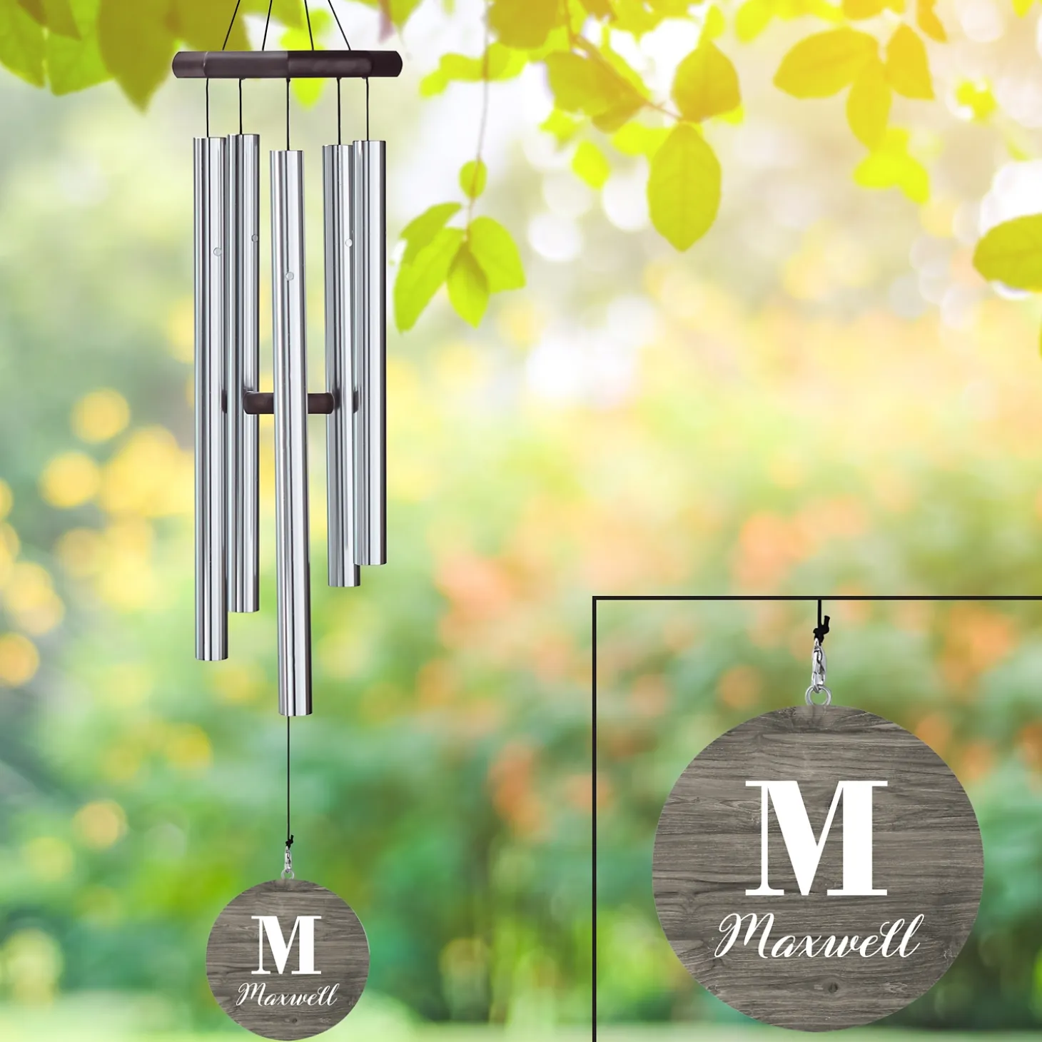 Initial & Name 30 inch Wind Chime