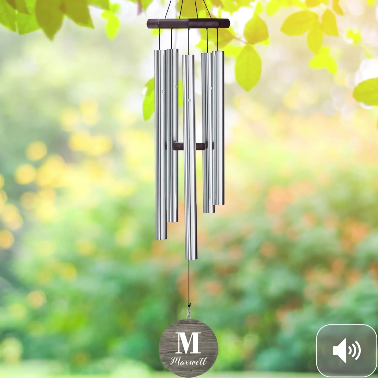 Initial & Name 30 inch Wind Chime