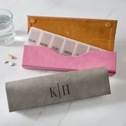 Initials Large Pill Organizer .product-info-decoration { display: inline-flex; justify-content: space-between; align-items: center; border-radius: 0.4rem; background-color: #E8E8E8; padding: 0.2rem 0.4rem; font-size: 1.4rem; line-height: 1.6rem; font-weight: var(--font-weight-semibold); letter-spacing: 0.042rem; text-transform: uppercase; --decoration-icon-url: ''; /* will be dynamically set */}.product-info-decoration.badge-icon::before { content: ''; width: 2rem; height: 2rem; background: var(--decoration-icon-url) no-repeat; background-size: 100% 100%; display: block; margin-right: 0.4rem;} Laser Engraved