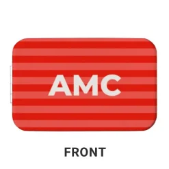 Initial Stripes Rectangle Purse Mirror