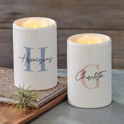 Initial with Name LED Candle