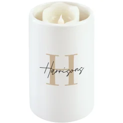 Initial with Name LED Candle