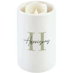 Initial with Name LED Candle