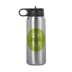 Initial with Name Stainless Steel Water Bottle