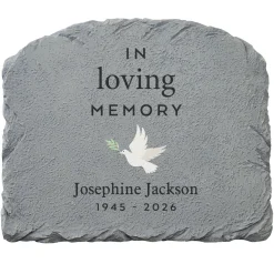 In Loving Memory Arched Garden Stone
