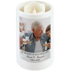 In Memory Of A Beautiful Life Photo LED Votive