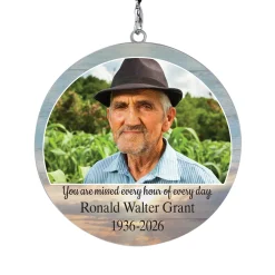 In Memory Photo 30 inch Wind Chime