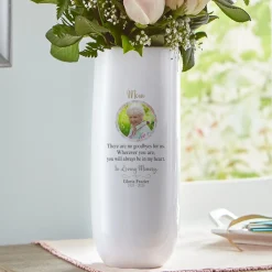 In Memory Photo Vase
