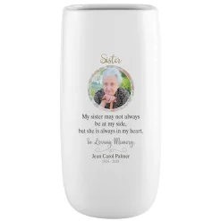 In Memory Photo Vase