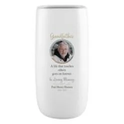 In Memory Photo Vase
