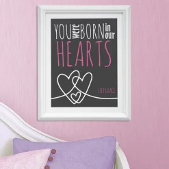 In Our Hearts Framed Print