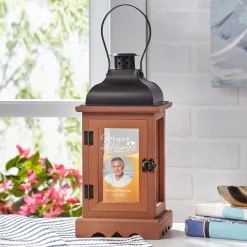 In Our Hearts Memorial Photo Lantern
