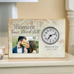 In This Moment Photo Wood Clock