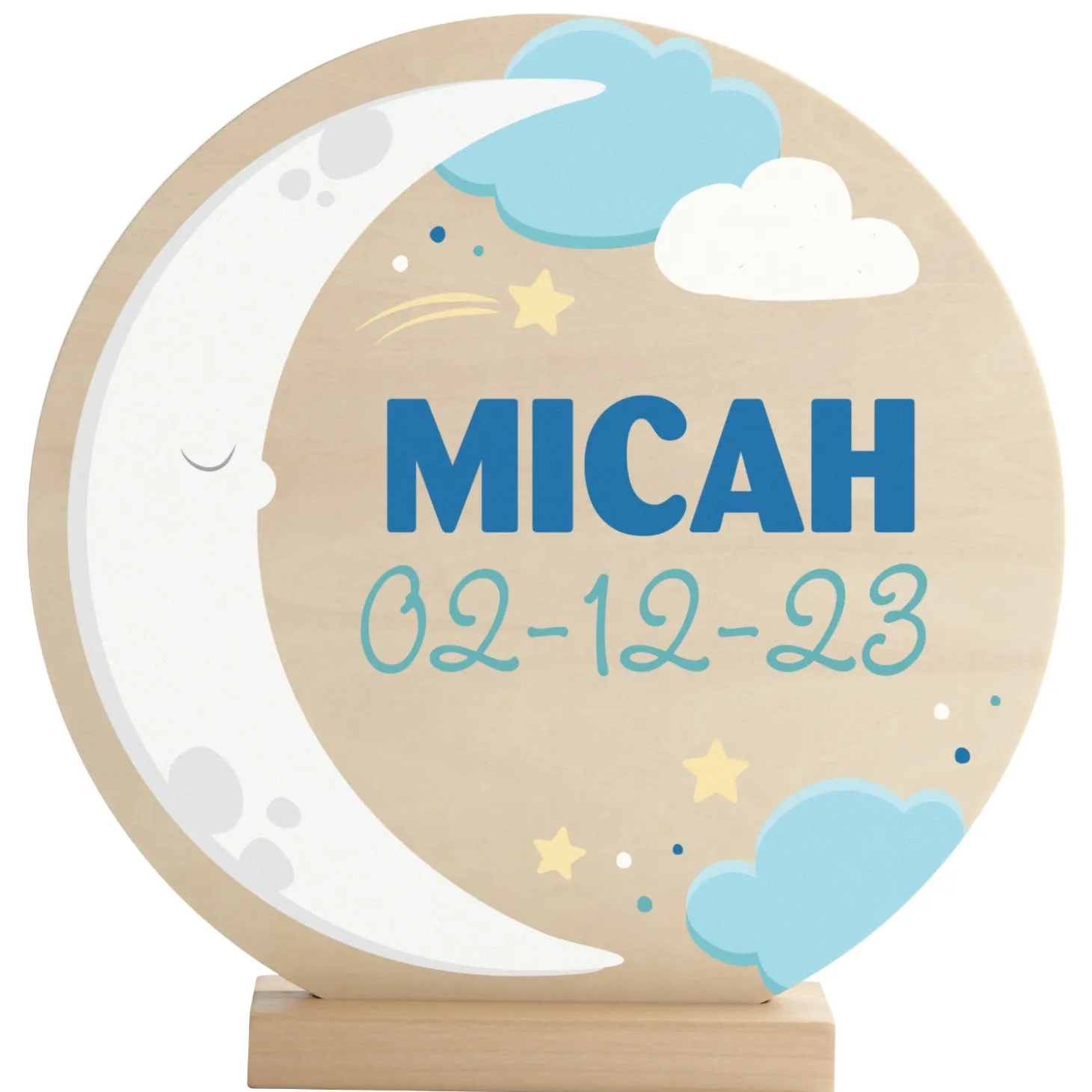 Introducing Baby Wood Circle with Stand