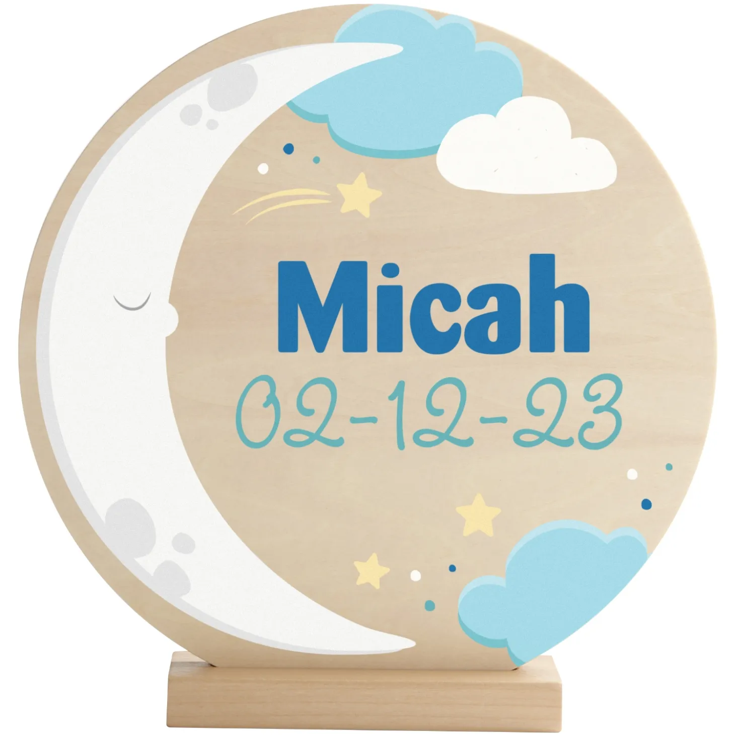 Introducing Baby Wood Circle with Stand