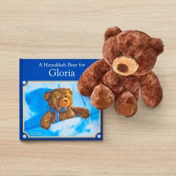i See Me!® A Hanukkah Bear for Me Personalized Book with Bear Gift Set