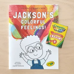 i See Me!® Crayola "Color My Feelings" Personalized Coloring Book and Crayons