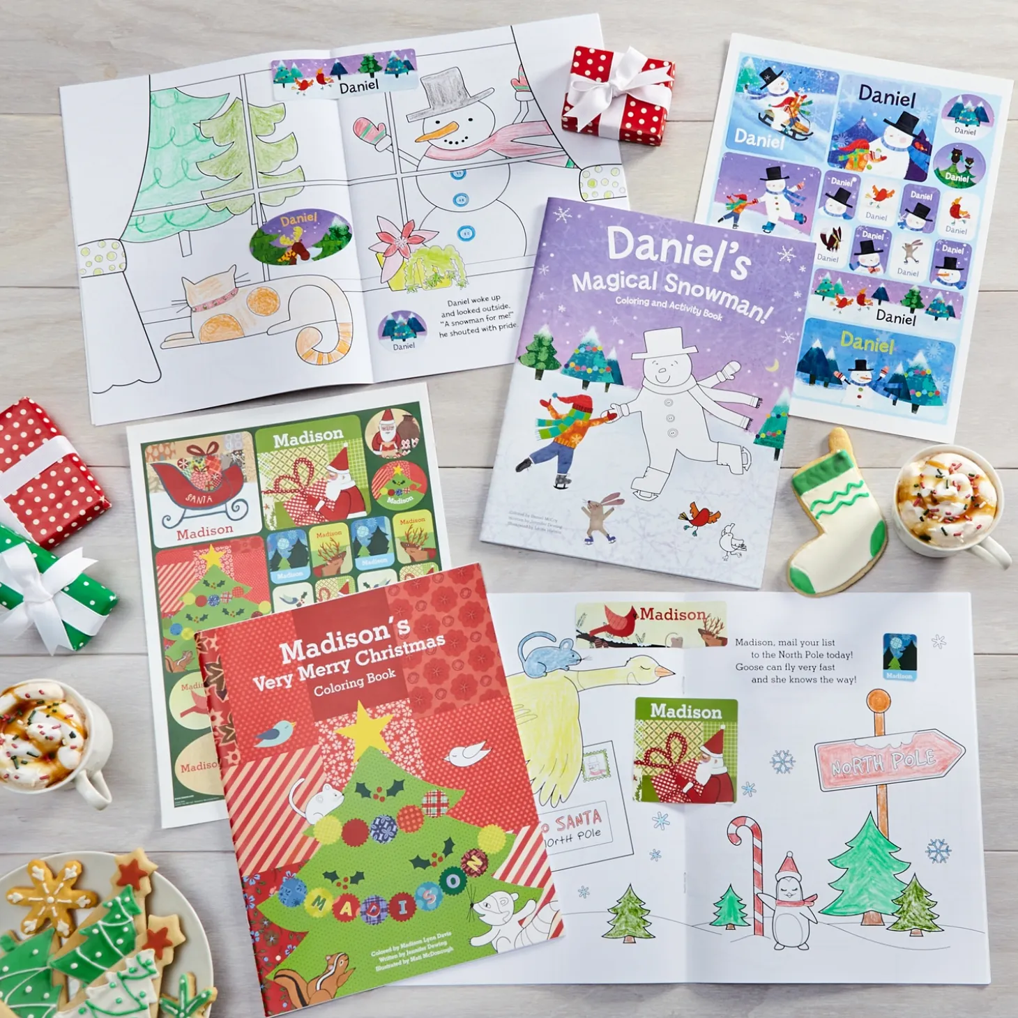 i See Me!® Holiday Personalized Coloring Book & Sticker Set