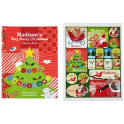 i See Me!® Holiday Personalized Coloring Book & Sticker Set