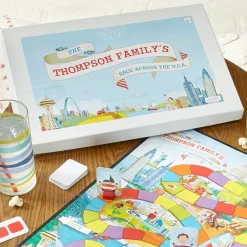 i See Me!® Our Family's Race Across The USA Personalized Board Game