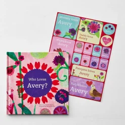 i See Me!® Who Loves Me? Pink Personalized Storybook & Stickers