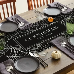Itsy Bitsy Spiderweb Table Runner