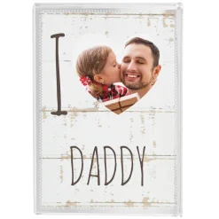 I/We Heart Photo Glass Block