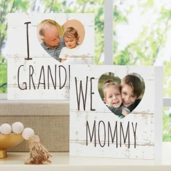 I/We Heart Photo Wood Block