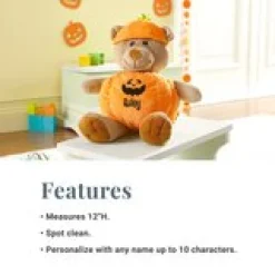 Jack-O-Lantern Teddy Bear