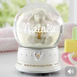 Jesus Loves Me Musical Water Globe