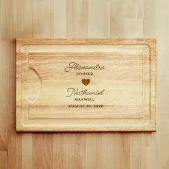 Joined in Love Maple Wood Cutting Board