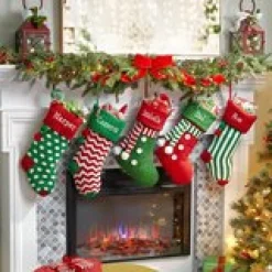 Jolly Knit Scarf Stocking