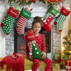 Jolly Knit Scarf Stocking