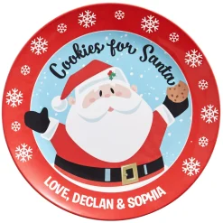 Jolly Santa Cookies and Milk Tableware