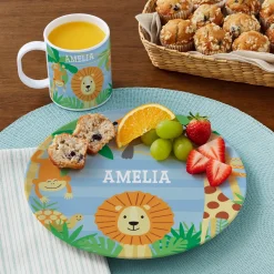 Jungle Baby Personalized Tableware