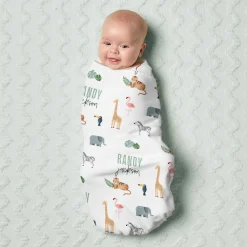 Jungle Friends Baby Swaddle Blanket