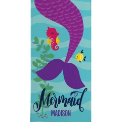 Just a Mermaid Beach Towel