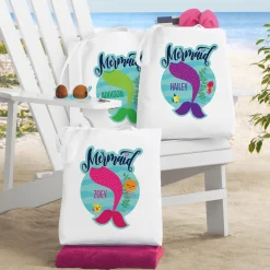 Just A Mermaid Tote Bag