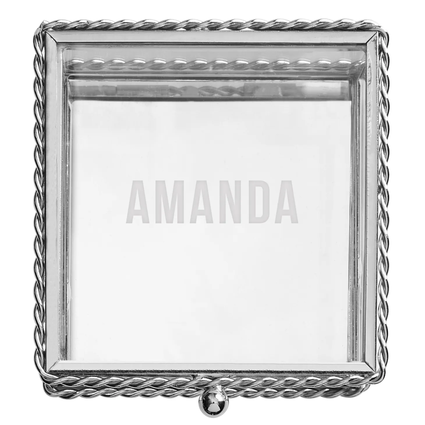 Just for Her Glass Keepsake Box