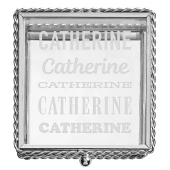 Just for Her Glass Keepsake Box