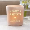 Just the Two of Us Coordinates LED Votive
