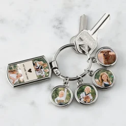 Keys To My Heart Photo Keychain