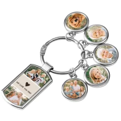 Keys To My Heart Photo Keychain